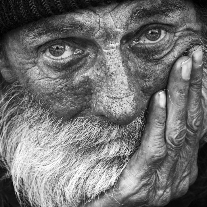 Mann schwarz-weiß. Mann schwarz-weiß.